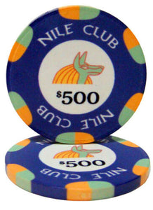 (25) $500 Nile Club Poker Chips