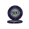 Purple $500 Scroll poker chip