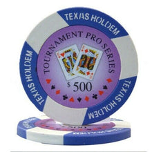 Load image into Gallery viewer, (25) $500 Tournament Pro Poker Chips