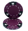 Purple Crown & Dice poker chip