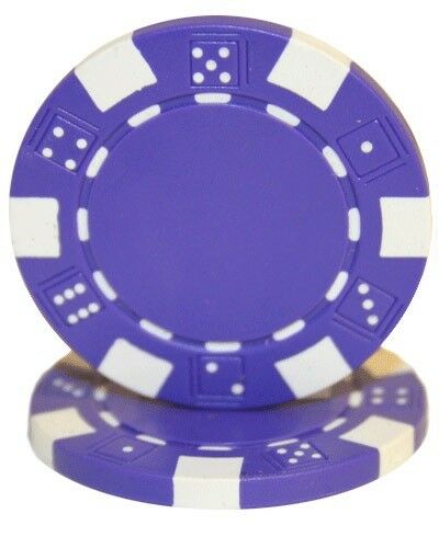 Striped Dice Poker Chips