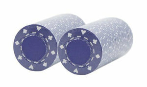 (25) Purple Suited Poker Chips