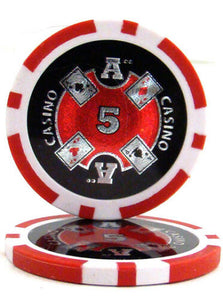 Ace Casino Poker Chip Sample Set