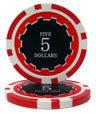 Red $5 Eclipse poker chip