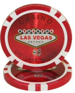 (25) $5 Las Vegas  Poker Chips