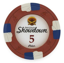 Load image into Gallery viewer, (25) $5 Showdown Poker Chips