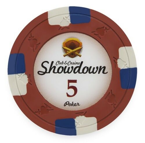 (25) $5 Showdown Poker Chips