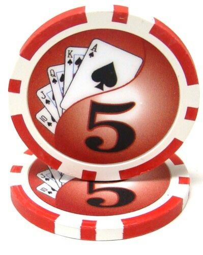(25) $5 Yin Yang Poker Chips