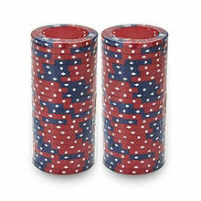 Load image into Gallery viewer, (25) Red Crown &amp; Dice Poker Chips