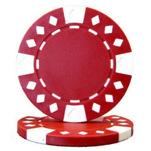 Load image into Gallery viewer, (25) Red Diamond Suited Poker Chips