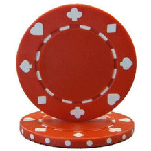 Load image into Gallery viewer, (25) Red Suited Poker Chips