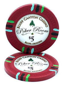 (25) $5 Bluff Canyon Poker Chips