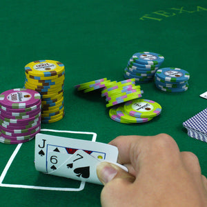 1000 Showdown Poker Chip Set with Aluminum Case