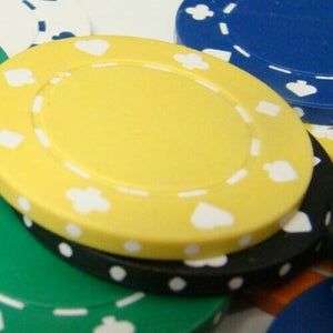 1000 Suited Poker Chip Set with Aluminum Case