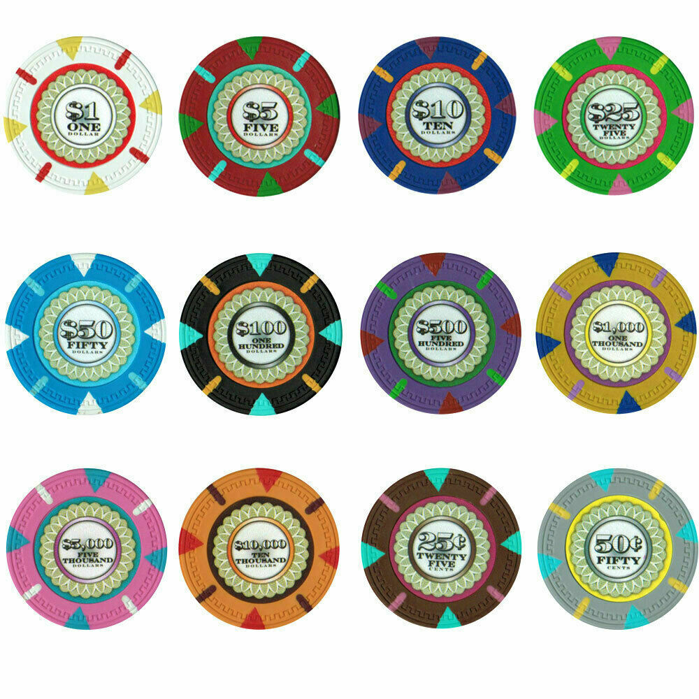 The Mint Poker Chip Sample Set