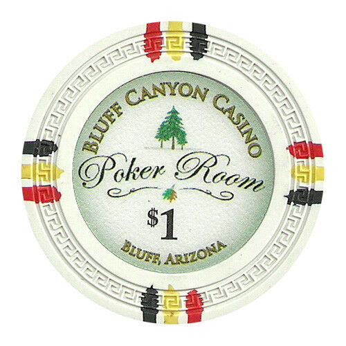 (25) $1 Bluff Canyon Poker Chips