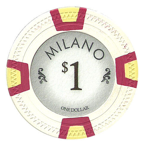 (25) $1 Milano Poker Chips