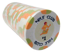 Load image into Gallery viewer, (25) $1 Nile Club Poker Chips