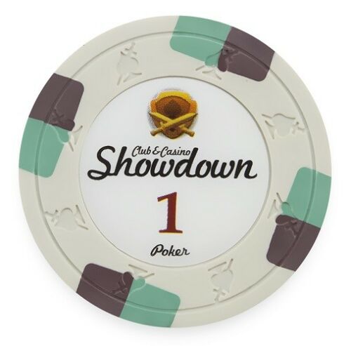 (25) $1 Showdown Poker Chips