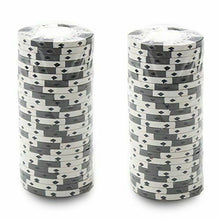 Load image into Gallery viewer, (25) White Ace King Suited Poker Chips