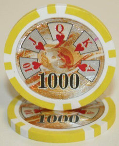 (25) $1000 Ben Franklin Poker Chips