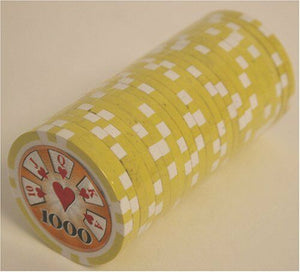 (25) $1000 High Roller Poker Chips