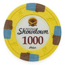 Yellow $1,000 Showdown poker chip