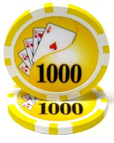 (25) $1000 Yin Yang Poker Chips