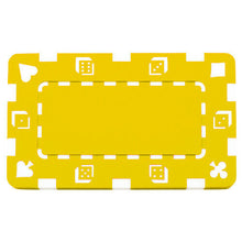 Load image into Gallery viewer, (5) Yellow Poker Plaques
